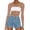 Beige, variant on Swimsuit Coverup for Women Sheer Mesh Pearl Rhinestone Long Sleeve Crewneck Slimming Shirt Beach Cover Up