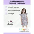 thumbnail image 2 of Hello Kitty Chambray Dress Toddler to Big Kid, 2 of 5