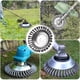 thumbnail image 2 of Cuchilla de corte con cable irrompible para trabajos de jardinería, cepillo de alambre de acero resistente para desmalezado rápido, fácil instalación y desmontaje para cortadora de césped (150 mm), 2 of 5