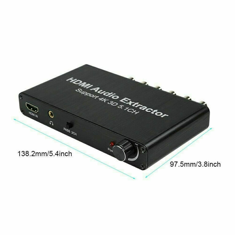 8K HDMI 2.1 Extractor Audio 4K 2160P 120Hz RGB HDMI Splitter Atmos PS5 –  Navceker Store
