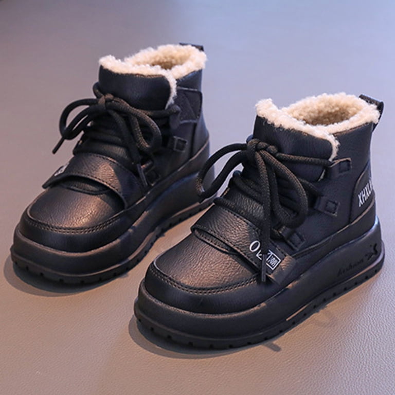 Otqutp Girls Snow Boots Winter Faux Fu? Lined Sherpa Plush  display picture 2