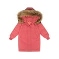 thumbnail image 2 of Spazoro Kids Girls Outwear Jackets, Cotton Warm Cute Hooded Winter Coats for Girls Pink Size 12 T, 2 of 9