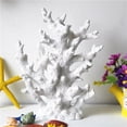 thumbnail image 4 of Decoraciones de resina para acuarios, decoración de plantas marinas para peceras, adornos submarinos, Blanco, 4 of 5
