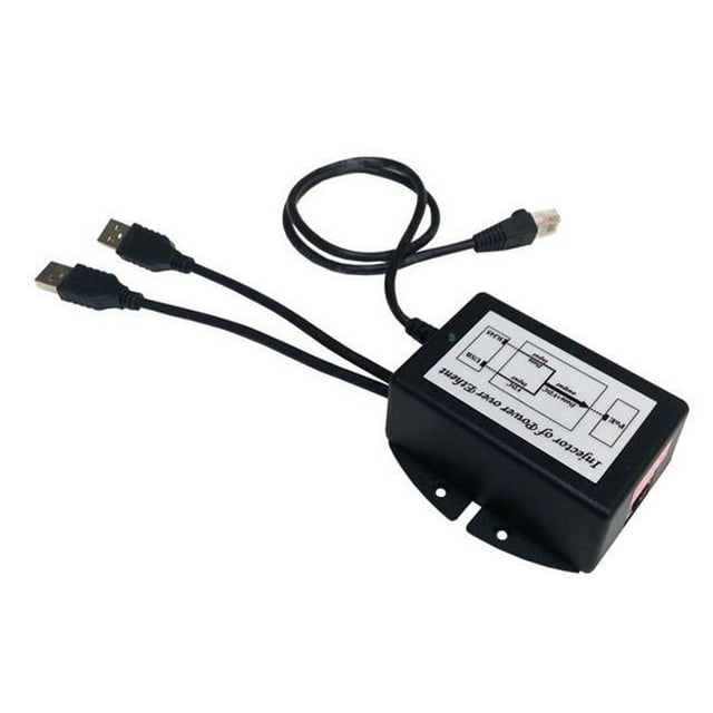 Inserteur de POE Passif 24V Alimenté par USB - 48V DC