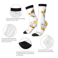 thumbnail image 3 of Disketp Gnomes Honey Bee Unisex Crew Socks Lightweight Breathable Ventilation Ankle Socks, Mid-calf socks for Daily, 3 of 6