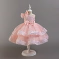 thumbnail image 3 of IDOPIP Pageant Dresses for Girls Sequin Toddler Tiered Tulle Tutu Prom Dress Wedding Birthday Formal Gown 1-8Y, 3 of 8