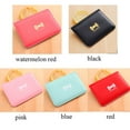 thumbnail image 3 of Bow-knot PVC 12 Card Bit Card Holder Card Bag Card Cover ID Holders BLUE, 3 of 8