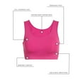 thumbnail image 4 of Leading Lady, The Olivia, Full Support Sports Bra, Seamless, Wireless, Removable Pads, Longline Band, Tank Style Bra, Moisture Wicking (Women's & Women's Plus), 4 of 6