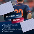 thumbnail image 2 of Libreta de anotación de béisbol Covey Sports para 50 juegos, formato lado a lado, 2 of 9