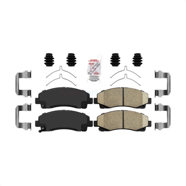 AmeriBRAKES Front Ceramic Disc Brake Pads NWF-PTC1584 for Car Acura Honda Ridgeline TLX TL