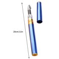 thumbnail image 2 of Ultra Light 2.4m Short Ice Fishing Rod Pen Style Rod Pocket Rod Set with Spinning Reel for Panfish Perch Student Anglers Compact Travel Gear, UKHBMC | C, 2 of 7
