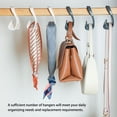 thumbnail image 3 of Handbag Hanger, Versatile Lightweight Bag Hanger Hook  For Wardrobe, 3 of 8
