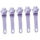 thumbnail image 5 of Juego de 5 Cepillos exfoliantes Sunnimix cepillo de limpieza facial de silicona resistente al agua Violeta, 5 of 8