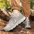 thumbnail image 5 of YOURDIARY Mens Hiking Shoes Lightweight Breathable Outdoor Trekking Boots Anti-Slip Traction Comfortable Camping Shoes, 5 of 8