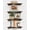 3. Rustic Brown, variant on White Corner Floating Shelves for Wall Set of 4, Rounded Corner Shelves Wall Mounted for Kids Bedroom Books, Cute Wood Hanging Corner Shelf for Bathroom Decor, Living Room, Small Spaces