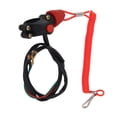 thumbnail image 2 of Engine Stop Tether Switch Lanyard Set for 7/8'' inch 22cm ATV Racing, NEW, 2 of 8