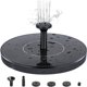 thumbnail image 1 of Bomba de fuente solar, bomba de estanque solar flotante independiente, caudal máximo 200 l/h, diámetro 130 mm, 1 of 5