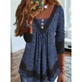 thumbnail image 1 of Camiseta de manga larga con cuello en V para mujer, Jersey elegante de color liso, Tops informales para oficina, 2022, 1 of 4