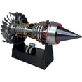 thumbnail image 3 of Turbofan Model TR900 Adjustable Speed Aircraft Turbojet Engine with Light, Simulation Aero Engine Mechanical Science Education Toy Gift Decor for Adult, 28cm (Assembly Version), 3 of 6