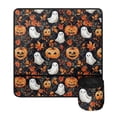 thumbnail image 2 of HELLHERO Sewing Machine Pad Beautiful & Practical Fusion Premium Fabric Lightweight Foldable 25.2×24.4 Inch, Ghost Pumpkin Pattern, 2 of 5