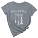 thumbnail image 1 of Tops Retro Para Hombre Y Mujer Come We Fly Festival Camiseta de Manga Corta Suelta Con Estampado de Manga Corta Camiseta de Manga Corta Con Cuello Redondo Odeerbi  ODB182112, 1 of 7