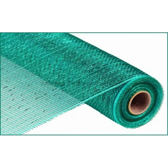 21"X10Yd Metallic Mesh Teal RE100160