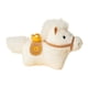 thumbnail image 2 of Dije de llave de bolsa de caballo, juguete de muñeca de regalo con llaveros y anillos, lindo recuerdo de fiesta de peluche Blanco, 2 of 9