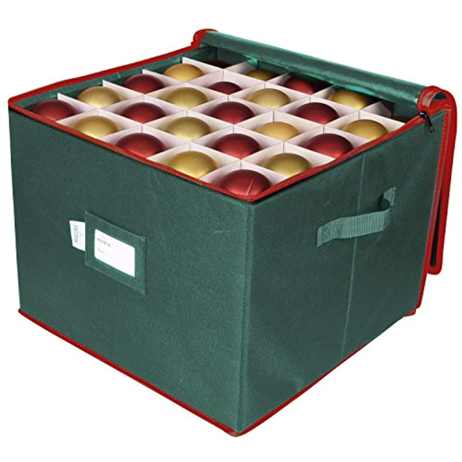  ProPik Christmas Ornament Storage Boxes with Dividers