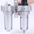 thumbnail image 5 of unbranded SFC400 Air Compressor Regulator Oil Water Separator Trap Filter Regulator Automatic Drain (Silver), 5 of 8