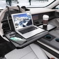 thumbnail image 2 of ShenMo table de Direction Plateau de Voiture portable Multifonctionnel, table de Direction avec Plateau, Plateau de Tasse de Voyage, table à Manger de Voiture, 2 of 5