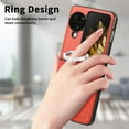 thumbnail image 4 of for Oppo Find N3 Flip Case with Ring, Slim PU Leather Protective Cover Phone Case Oppo Find N3 Flip ZH Orange, 4 of 18