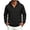 Black_004, variant on Zip Up Hoodies for Men Fashion Fleece Long Sleeve Hooded Sweat Shirts Winter Casual Thermal Classic Fit Drawstring Hoodies Pink 2XL