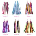 thumbnail image 4 of Bicicletas 2 uds, serpentinas de bicicleta arcoíris para niños, cintas para scooters con borlas para Tomshoo Bicicletas, 4 of 7