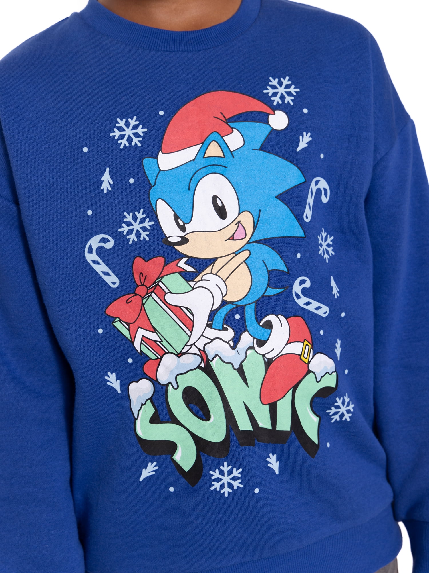 Sonic the Hedgehog Boys Holiday Graphic Print Sweatshirt, Sizes 4-18