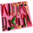thumbnail image 3 of 3 Pieces Silicone Fondant Molds, Silicone 3D Hard Tools, Key Cake Mold, Suitable for Making Cakes(Pink), 3 of 5