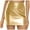 Gold, variant on vigerkar Women Basic High Waisted Mini Party Bodycon Leather Short Skirt Gold, XL
