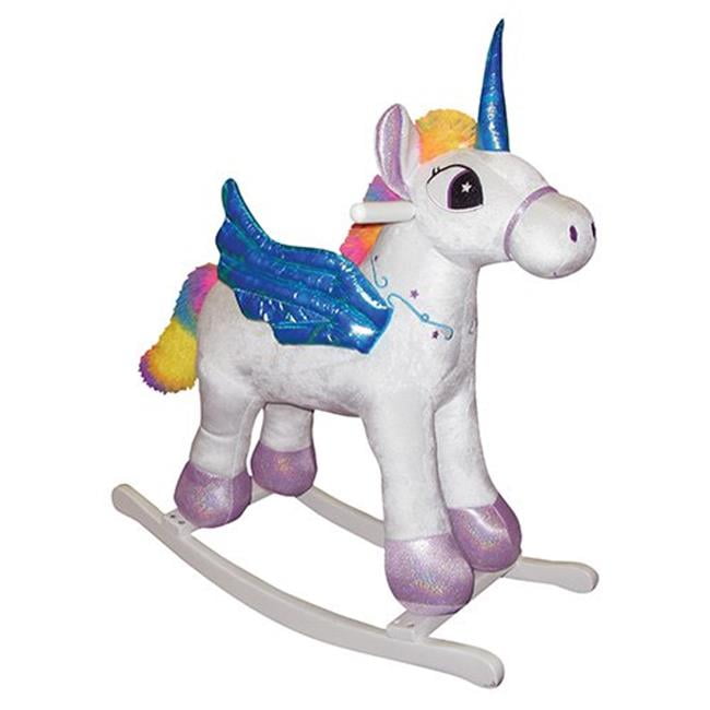 rainbow rocking horse