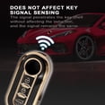 thumbnail image 2 of Funda Silicona Mando 3 Botones Oro Negro-Fiat 500 Panda Grande Punto Bravo Scudo, 2 of 5
