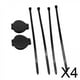 thumbnail image 1 of 4x Cubierta Protectora Segura Soporte De Montaje Para Bicicleta Portátil Anti Pérdida Para Tipo Vendaje De Bicicleta, 1 of 6