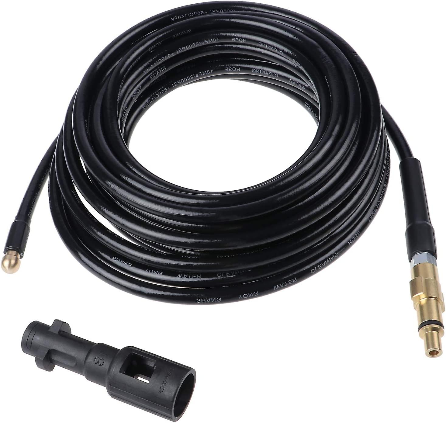 Tuyau de Nettoyeur Haute Pression, 10 M M14xM22 Filetage Tuyau de Nettoyage Haute Pression Accessoires de Nettoyage Adaptés pour K2 K3