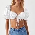 thumbnail image 2 of Summer Tube Tops For Casual And Party Wear Featuring Stylish Drawstring And Strap Design Perfectly Paired With Jeans For A Trendy Look, 2 of 5