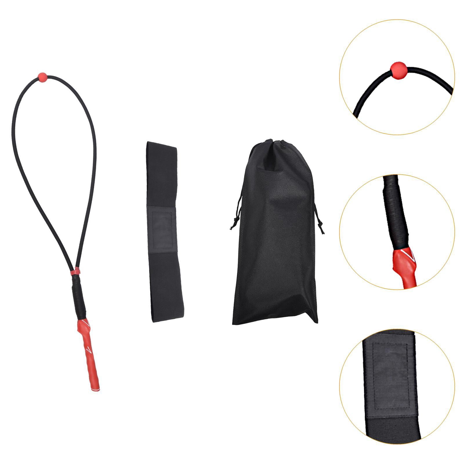 Baoblaze Golf Swing Training Rope Comfortable Grip for Beginner Indoor Outdoor Adults red