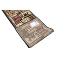 thumbnail image 7 of Handcraft Rugs Cabin Rug  Lodge, Cabin Nature and Animals Area Rug  Modern Stripped Pattern Cabin Area Rug  Abstract, Chocolate/Beige-Horse/Mountain 2x 3 feet Doormat, 7 of 7