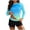 #A04-Rose Gold, variant on Women Two Piece Rash Guard Long Sleeve Swimsuits UV UPF 50 Swim Shirt Bathing Suit with Boyshort Bottom Built in Bra Quick Dry Breathable Swimwear 2026 Summer Beach Vacation Outfits