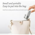 thumbnail image 5 of Mini Bag Sealer, 2-in-1 USB-C Rechargeable Snack Bag Sealer Magnetic Food Sealer with Cutter Bag Resealer Machine Handheld Heat Sealer Bag Resealer for Snack (White*1pcs), 5 of 7