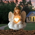 thumbnail image 7 of Decorative Angel Garden Stake Waterproof Outdoor Garden Angels Statue Decorations Weatherproof Whimsical Yard Art for Outside Yard Patio Lawn Porch, 7 of 7