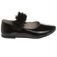 thumbnail image 2 of Kensie Girl Toddler Ballerina Flats, Black Patent, 5, 2 of 8