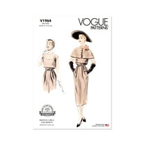 Vogue Sewing Pattern 1964 - Misses' Dress and Capelet, Size: Y5 (18-20-22-24-26)