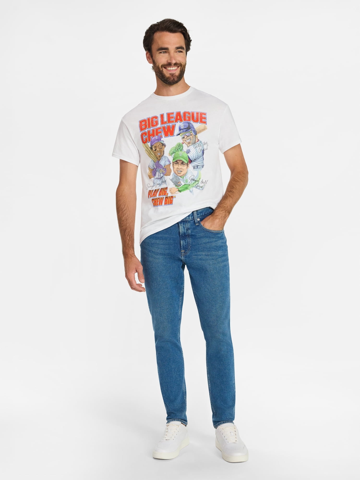 Big League Chew Men's & Big Men's Graphic Tee Shirt, Sizes S-3XL