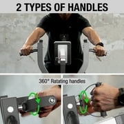 Syedee Seated Row Machine, Plate Loaded Lat and Back Workout Equipment with Adjustable Positions and Rotating Handles